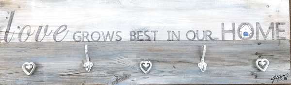 "love Grows BEST IN OUR HOME" (Out of Stock) Can be custom ordered - Image 3