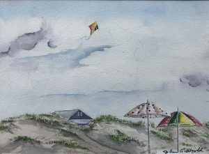 Original Seascape Watercolor #12