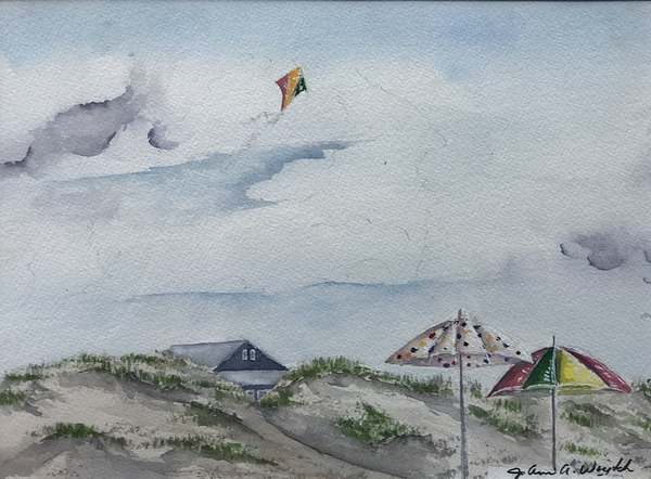 Original Seascape Watercolor #12