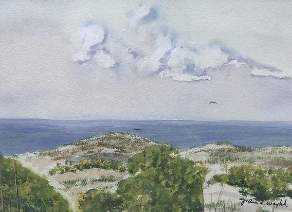 Original Seascape Watercolor #13