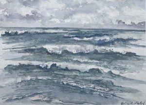 Original Seascape Watercolor #19