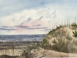 Original Seascape Watercolor #2(SOLD)