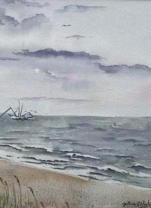 Original Seascape Watercolor #21 (SOLD)