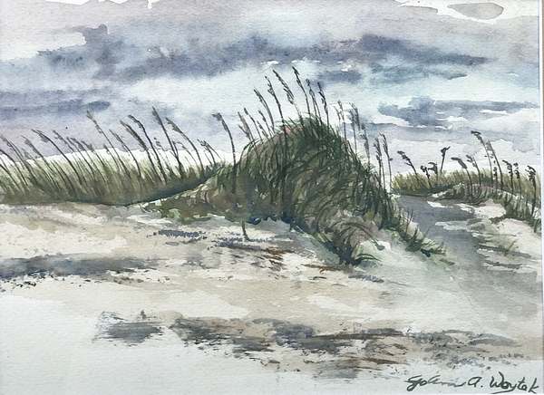 Original Seascape Watercolor #22