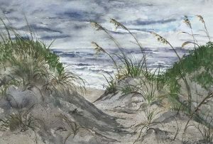 Original Seascape Watercolor #7 (Out of Stock)