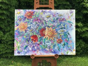Orange Blossoms in Purple(Out of Stock)