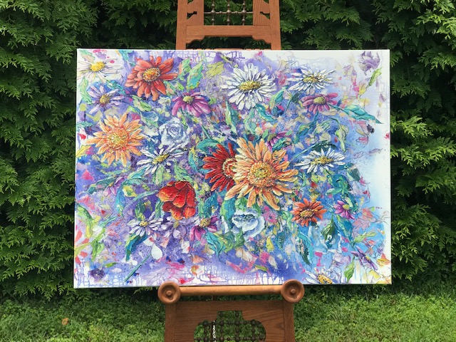 Orange Blossoms in Purple(Out of Stock)