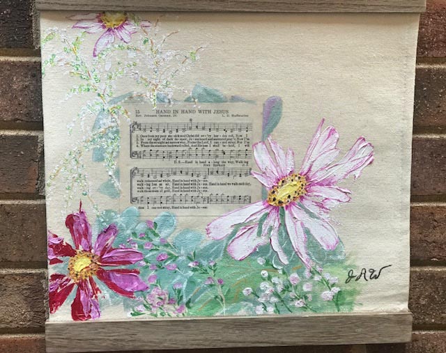 (Spiritual hanging Acrylics) "Hand in Hand with Jesus" (out of stock) - Image 3