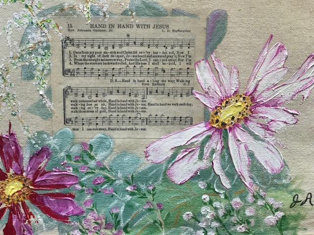 (Spiritual hanging Acrylics) "Hand in Hand with Jesus" (out of stock) - Image 2