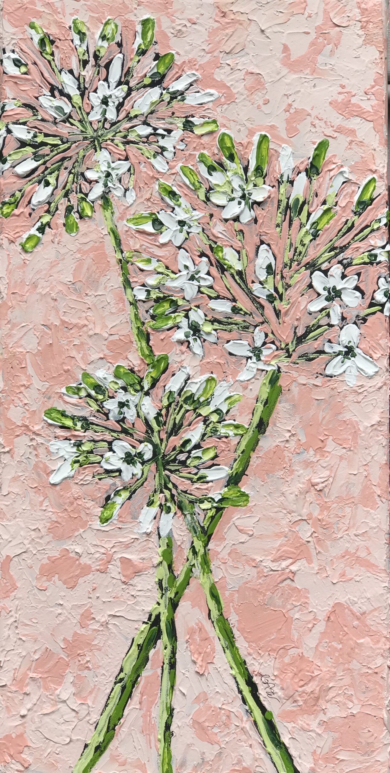"POPS OF OLIVE"(SOLD)