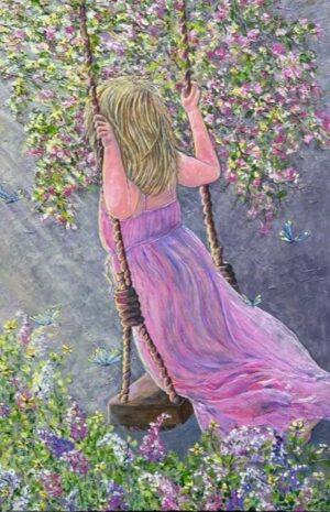 "Singing on my Swing" SOLD