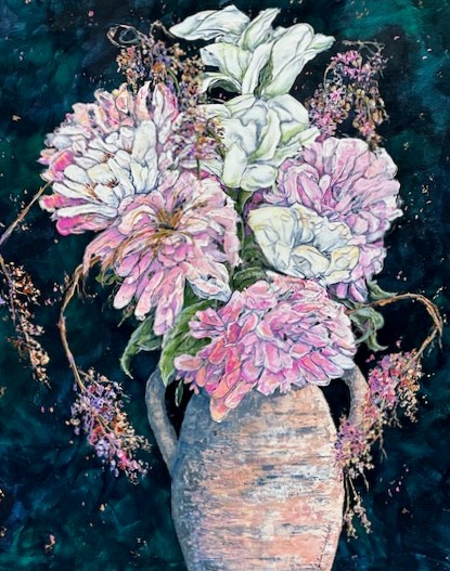 "Pretty Pinks In Pot"