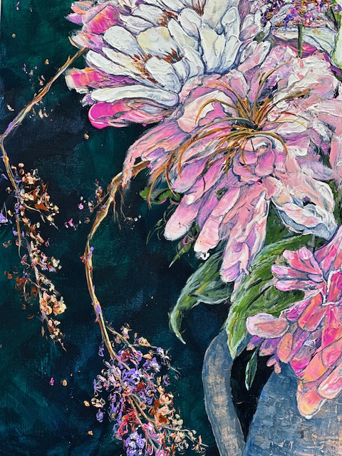 "Pretty Pinks In Pot" - Image 2