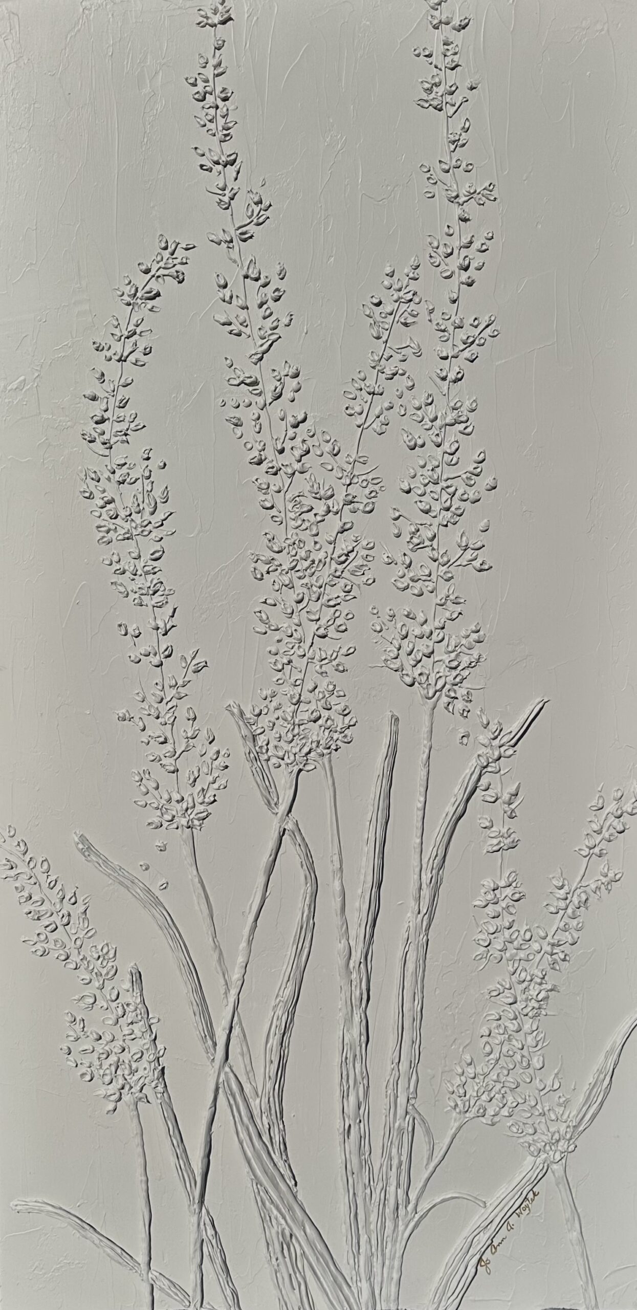 SOLD "Lavendar in Grey"